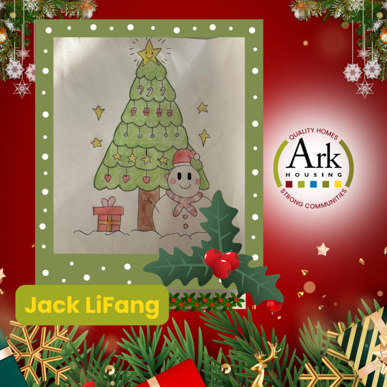 Red Green Modern Background Christmas Instagram Post 1